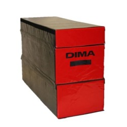 MODULE EN MOUSSE NOIR ET ROUGE  PLINTH 3 OU 4 ETAGES - DIMASPORT