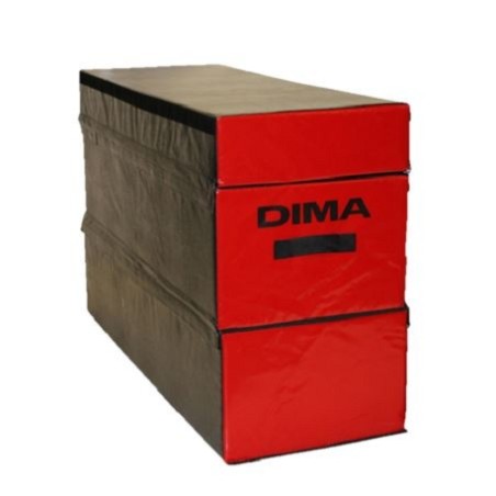 BLACK AND RED LEVEL PLATFORM FOAM MODULE 3 OR 4 STAGES - DIMASPORT