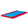 Tapis de gymnastique eps bicolore solidaire en bout