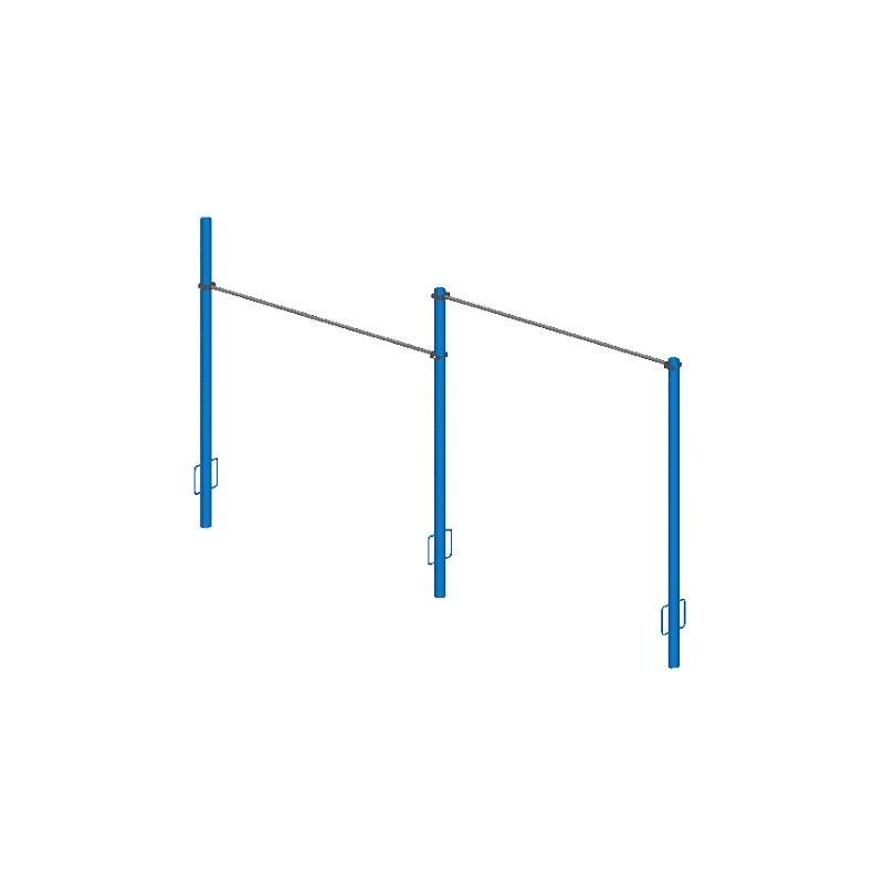 GYMNASTICS HIGH BARS WITHOUT CABLES - DIMASPORT