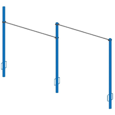 GYMNASTICS HIGH BARS WITHOUT CABLES - DIMASPORT