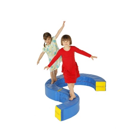 ZIG ZAG GYMNASTICS FOAM BEAM FOR CHILDREN 120X20X20CM - DIMASPORT