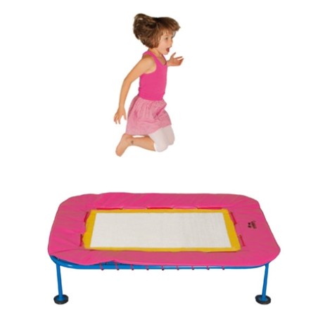 MINI TRAMPOLINE DE GYMNASTIQUE POUR ENFANT 160X120X35CM - DIMASPORT