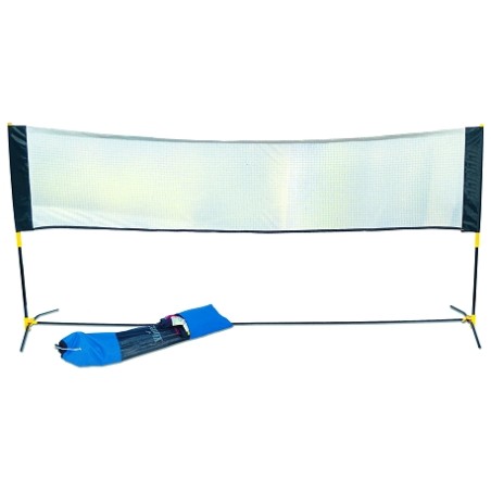 SET DE MINI BADMINTON - LONGUEUR 3.05M - HAUTEUR RÉGLABLE 1.37 A 1.57M