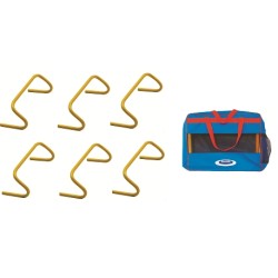 HAIES DE VÉLOCITÉ HAUTEUR 15 OU 30 CM - LOT DE 6 - DIMASPORT