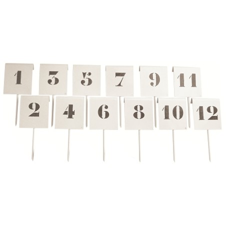 Fiches pour lancers courtsjeu de 12