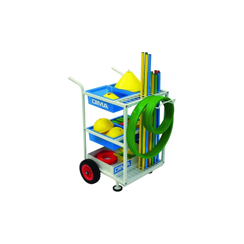 CHARIOT DE TRANSPORT ÉQUIPEMENT SPORTIF MULTI-USAGE | DIMASPORT