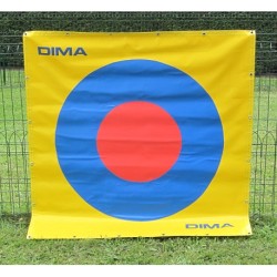Cible bache verticale de visee pour lancer 130x130cm