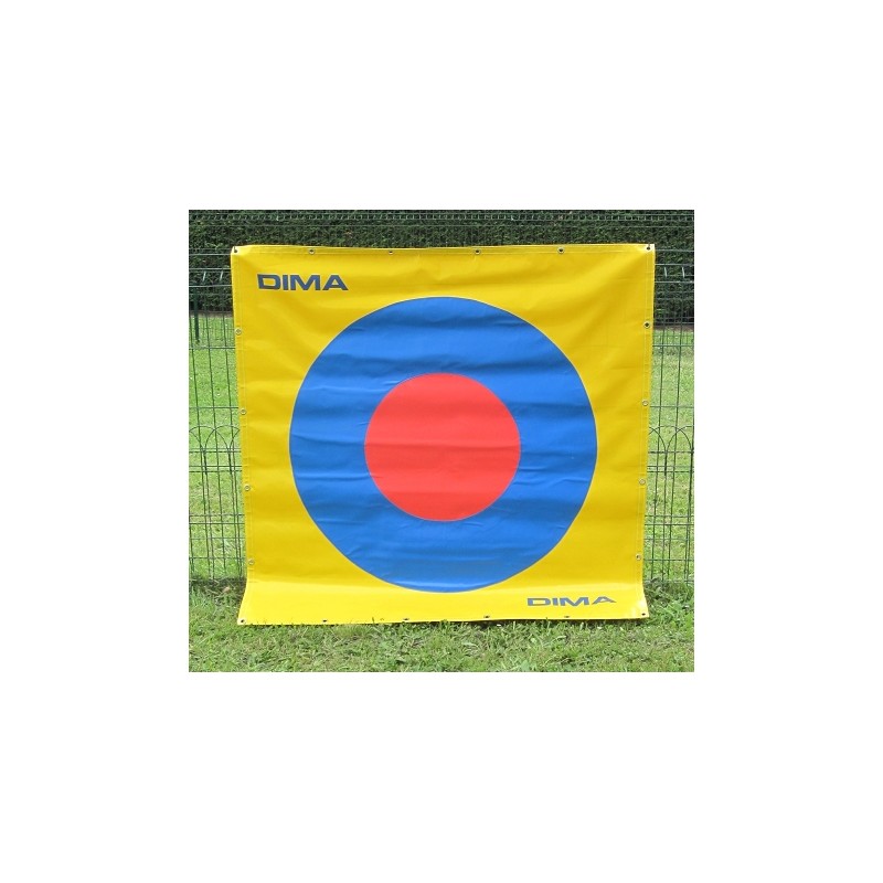 Cible bache verticale de visee pour lancer 130x130cm