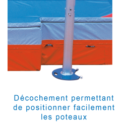 Matelas hauteur grand championnat monohousse confort plus 7.00 x 4.25/4.00 x 0.70m