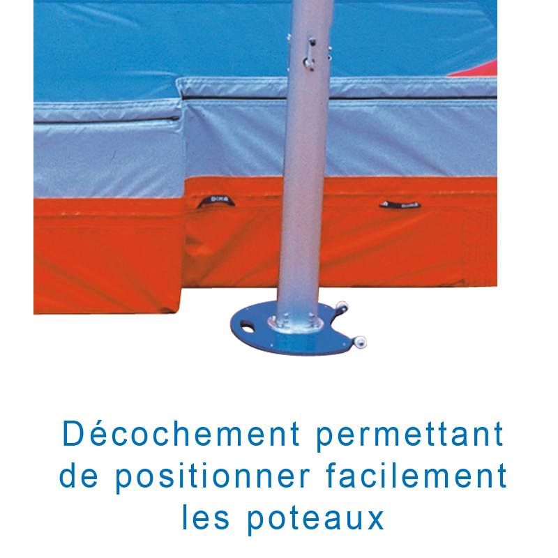 Matelas hauteur grand championnat monohousse confort plus 7.00 x 4.25/4.00 x 0.70m