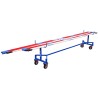 Chariot de transport pour barres de saut