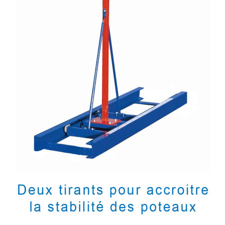 Poteaux perche stadela paire