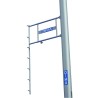 Potence multiposition pour poteau perche competition la paire