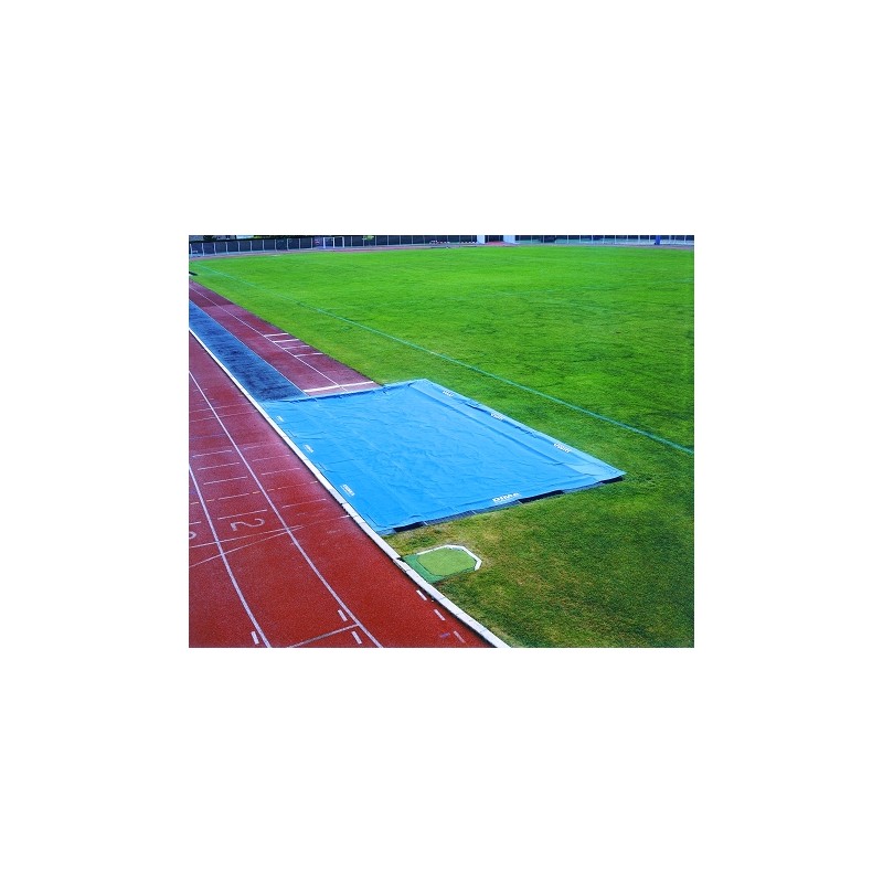 Bache de recouvrement pvc pour fosse de saut en longueur/triple sautle m²