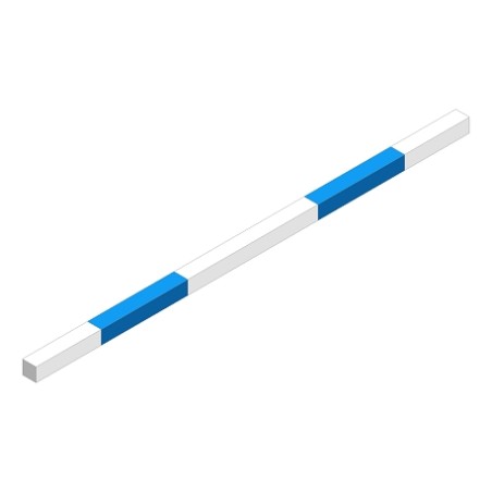 Poutre bois de remplacement pour haie de steeple 4m