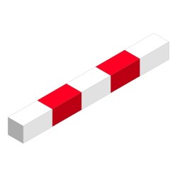 Poutre bois de remplacement pour mini-haie de steeple