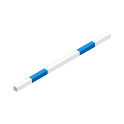 Poutre bois de remplacement pour haie de riviere 3.66 m