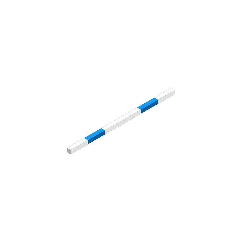 Poutre bois de remplacement pour haie de riviere 3.66 m