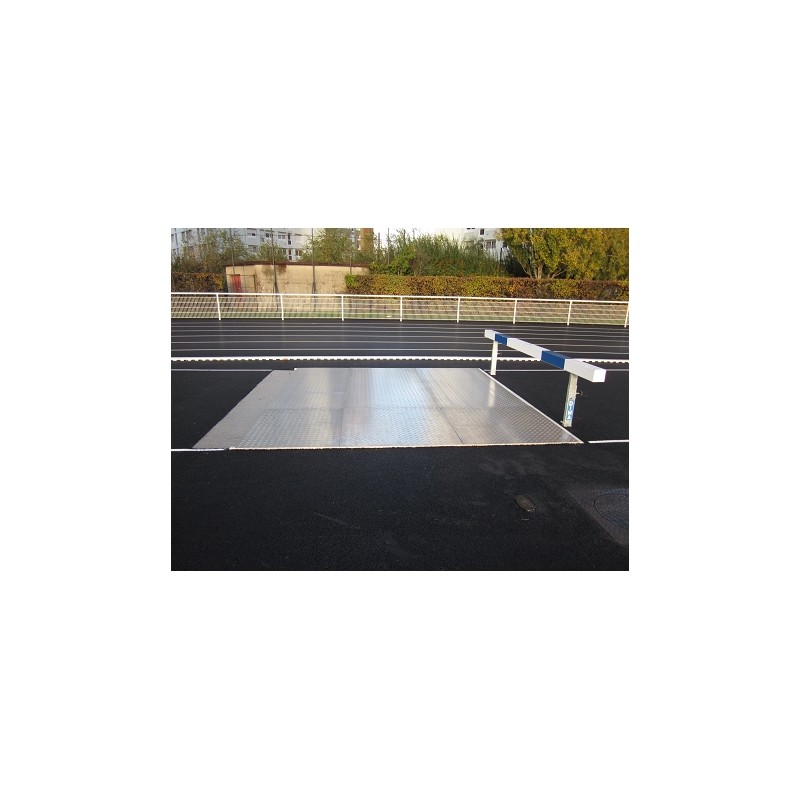 Recouvrement aluminium pour fosse de steeple(profondeur 50 a 70 cm)