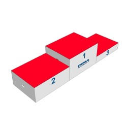 Podium bois 3 places rallonge