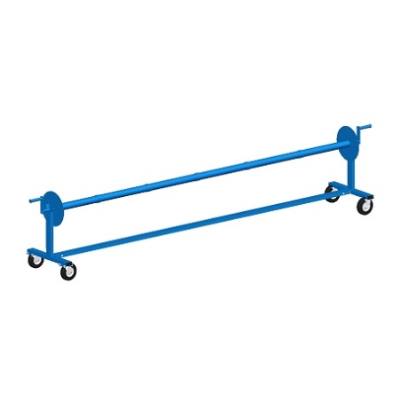 Enrouleur de moquette avec mandrin