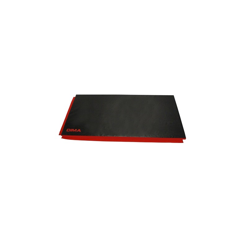 TAPIS DE SPORT / FITNESS NOIR ASSOCIATIF VELCRO 200X100CM - DIMASPORT