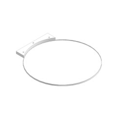 CERCLE DE LANCER POIDS A POSER AVEC BUTOIR |DIMASPORT