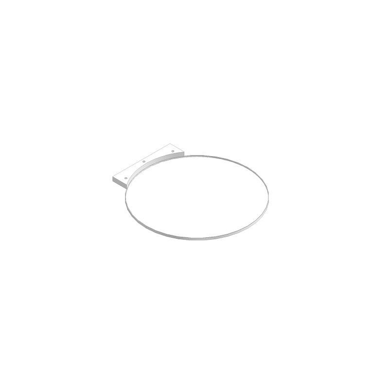 CERCLE DE LANCER POIDS A POSER AVEC BUTOIR |DIMASPORT