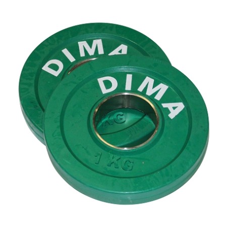 DISQUES DE PRÉCISION POUR BARRE OLYMPIQUE DE MUSCULATION - DIMASPORT