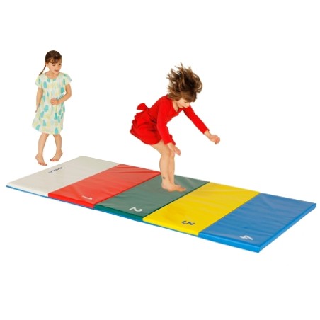 TAPIS FERME DE JEUX REPLIABLE MULTICOLORE 250X100X3CM - DIMASPORT