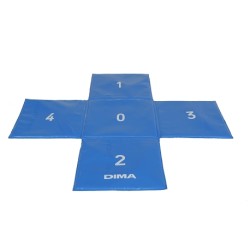 TAPIS FERME PLIABLE EN FORME DE CROIX 150X150X1.5CM - DIMASPORT