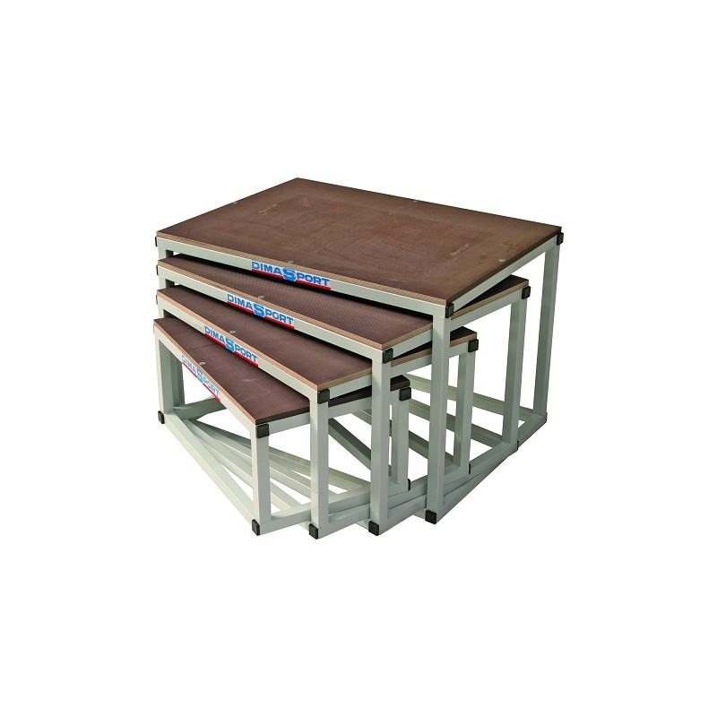 BANCS PPG GIGOGNES EMBOÎTABLE DESSUS ANTIDÉRAPANT - LOT DE 4