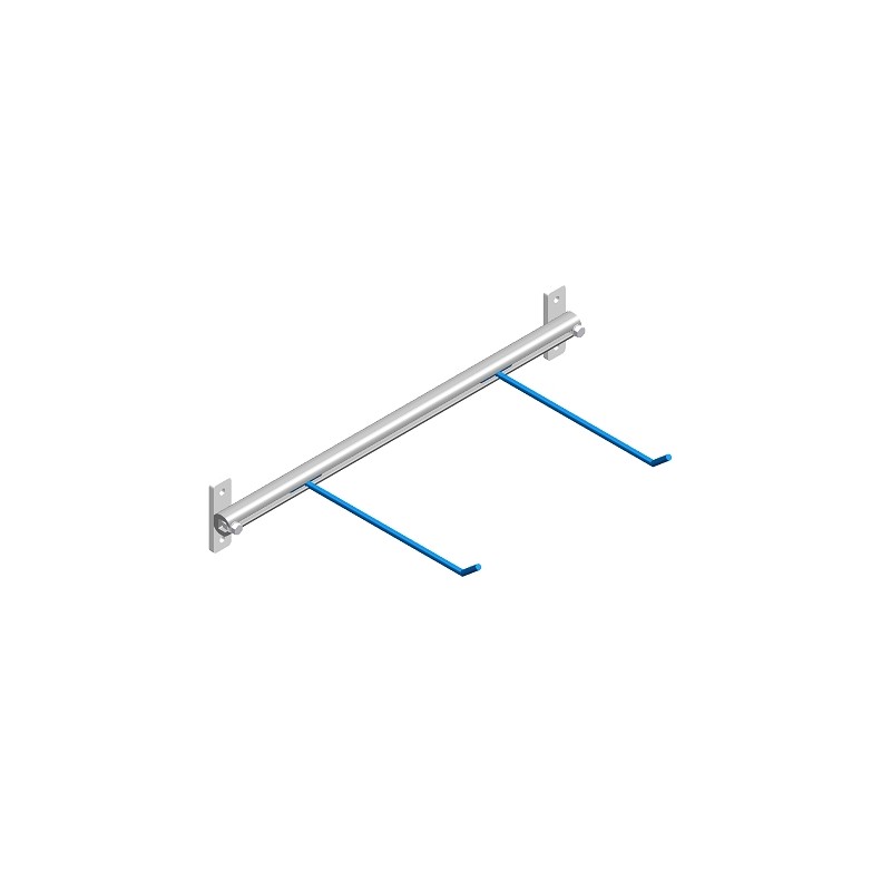 Support mural pour nattes de gymnastique