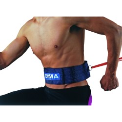 CEINTURE DE TRACTION FERMETURE VELCRO AVEC ANNEAU - DIMASPORT 