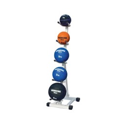 ÉTAGÈRE DE RANGEMENT VERTICALE POUR 5 MEDICINE BALLS | DIMASPORT
