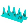 Cones hauteur 30cm numerotes de 5 a 40lot de 8