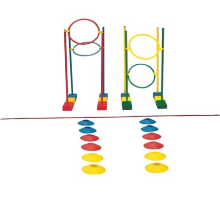 PARCOURS MOTEUR - PACK JEUX ET ENTRAÎNEMENTS SPORTIFS - DIMASPORT
