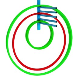 Support mural pour cerceau