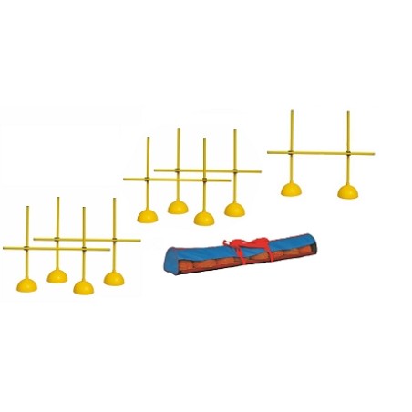 Haie multi-fonction avec socles a lesterlot de 5