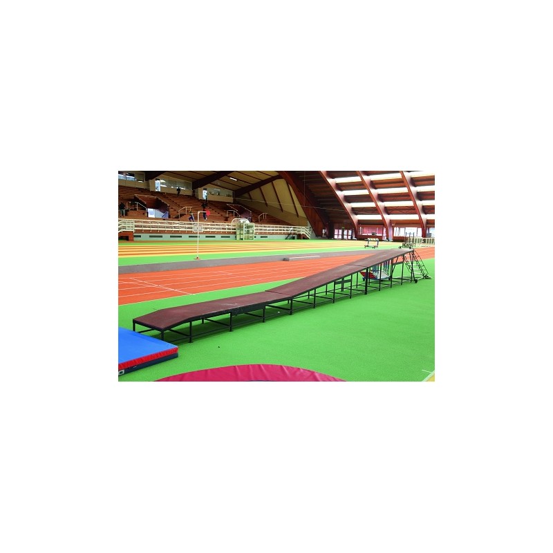 Piste de course inclinee sureleveeelement largeur 1.22m - le metre lineairetarif sur demande