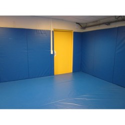 PROTECTION MURALE EN MOUSSE AVEC FIXATION - 200X100X4CM - DIMASPORT