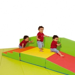 Parcours apprentissage de la marche grand espace 240 x 100 x 60 cm
