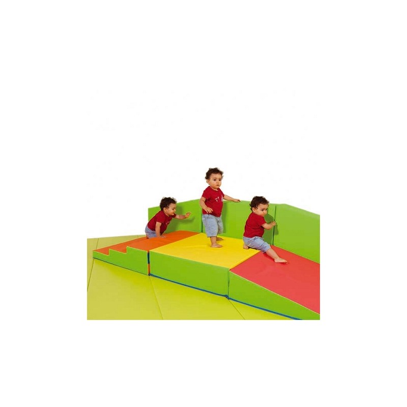 Parcours apprentissage de la marche grand espace 240 x 100 x 60 cm