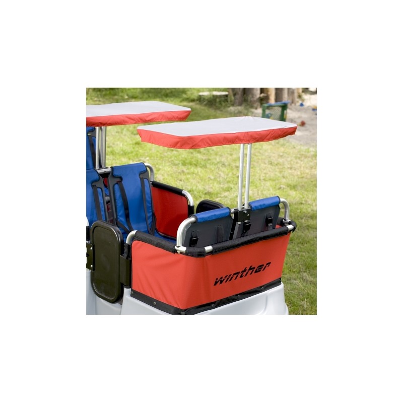 Ombrelle pour 2 sieges de poussette kiddy bus