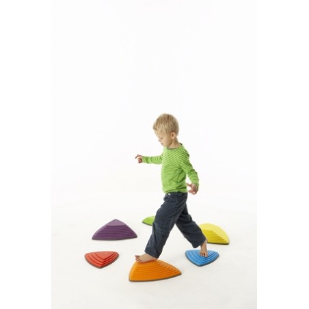 JEU DE 6 PIERRES DE RIVIÈRE - PARCOURS D’ÉQUILIBRE - DIMAKID