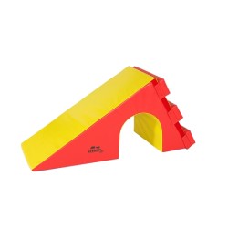 TOBOGGAN GRIMPETTE TUNNEL EN MOUSSE POUR ENFANT 144X60X70CM - DIMAKID