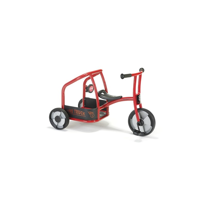 Tricycle bi-place pompier 4-7 ans