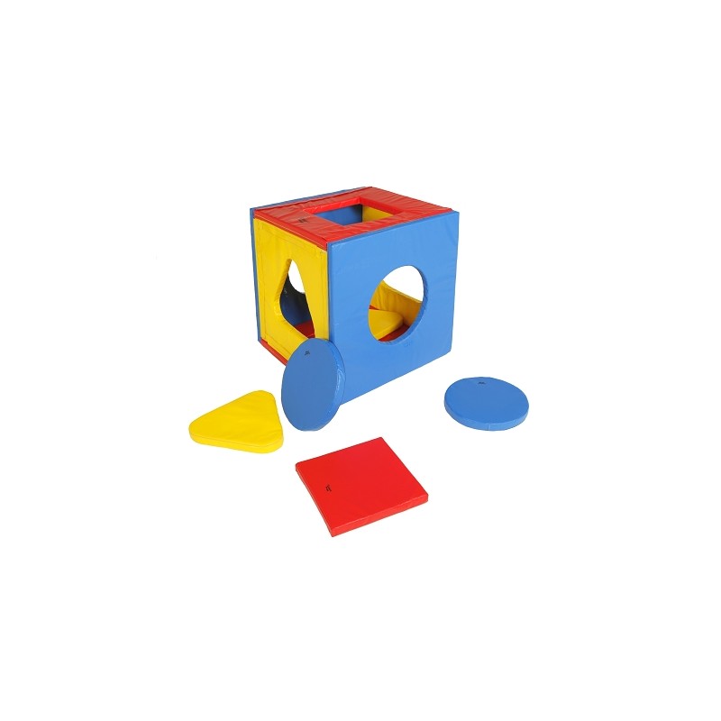 CUBE DE JEUX EN MOUSSE DÉMONTABLE POUR ENFANT - 1x1x1M - DIMAKID