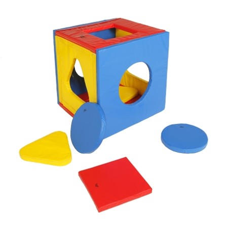 CUBE DE JEUX EN MOUSSE DÉMONTABLE POUR ENFANT - 1x1x1M - DIMAKID